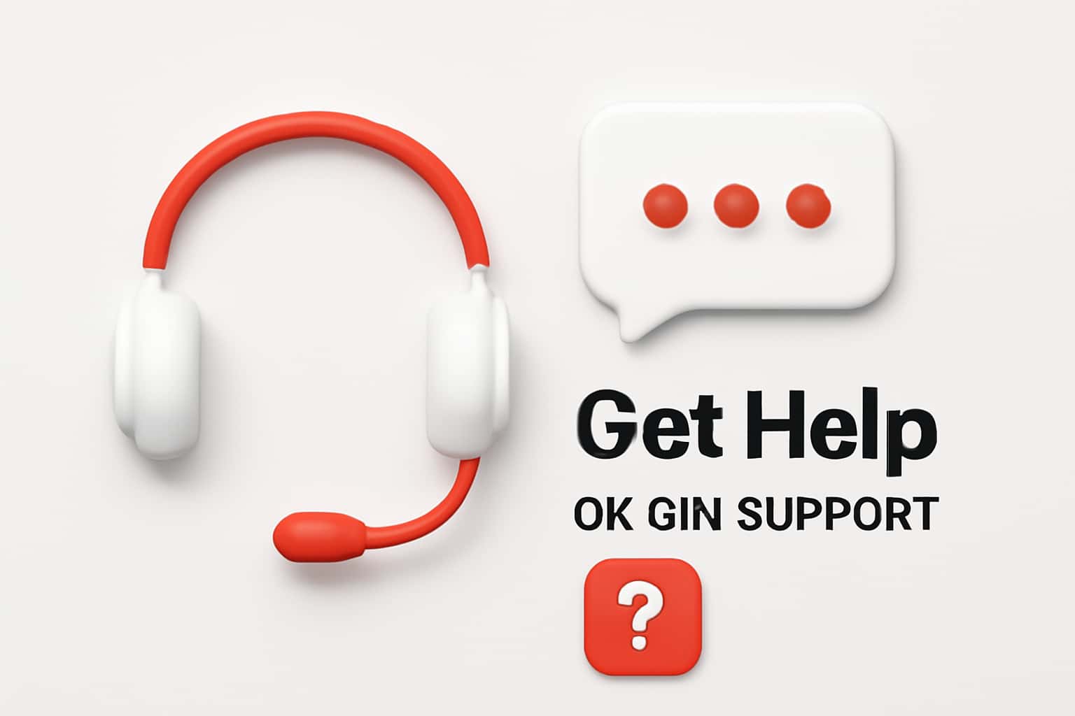 Get Help - Ok Bin Support Interface