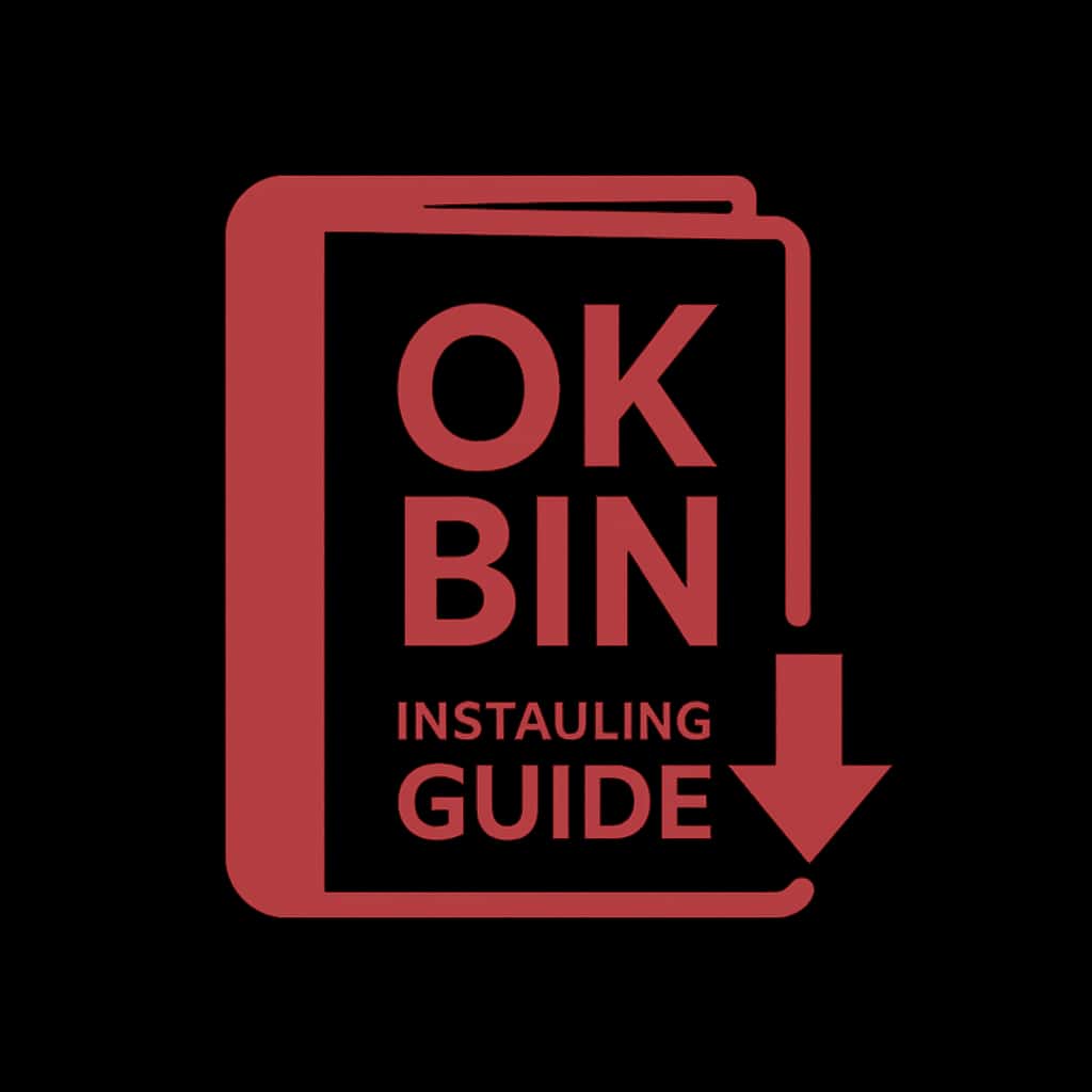 An icon representing the Ok Bin installation guide.