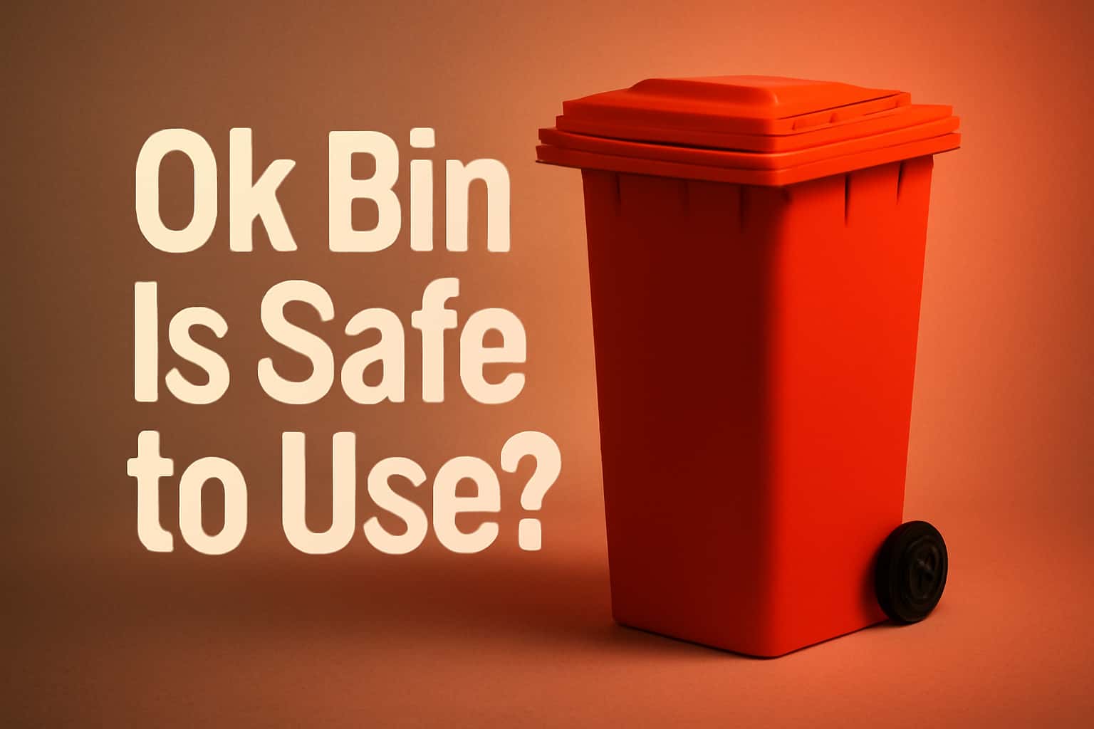 An informative representation of Ok Bin's safety features.