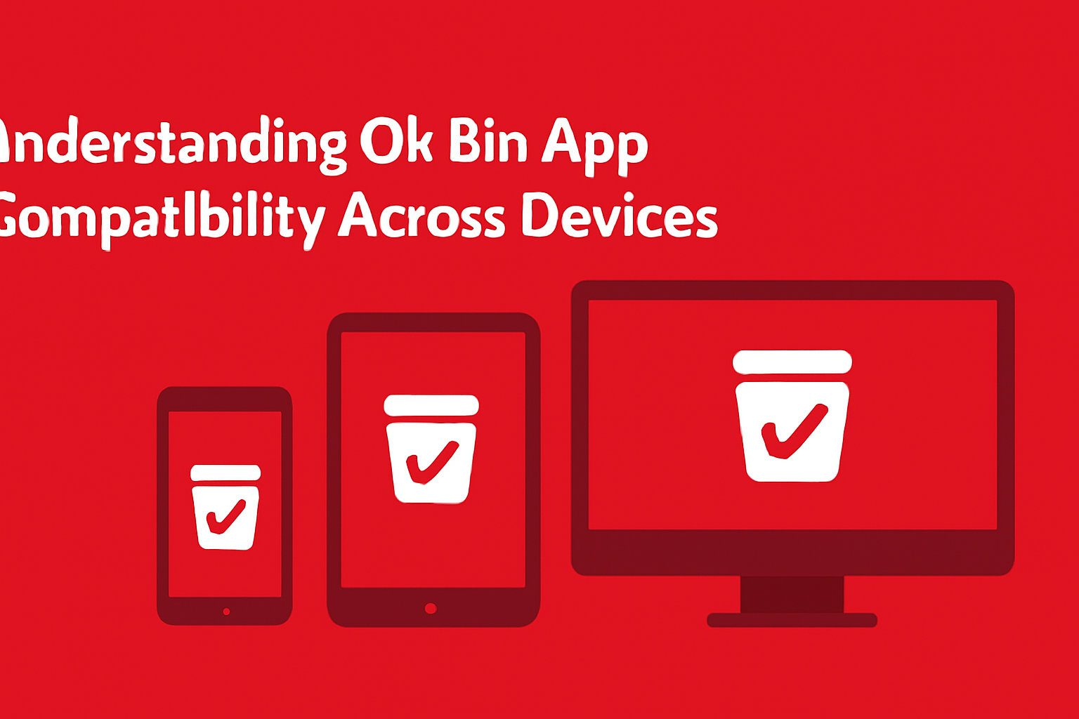 An informative scene demonstrating the secure usage of the Ok Bin application.