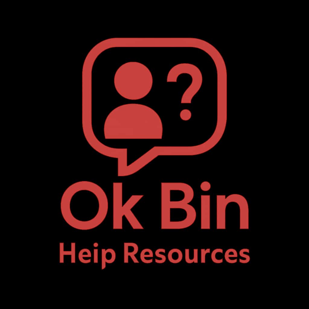 Ok Bin Help Resources icon