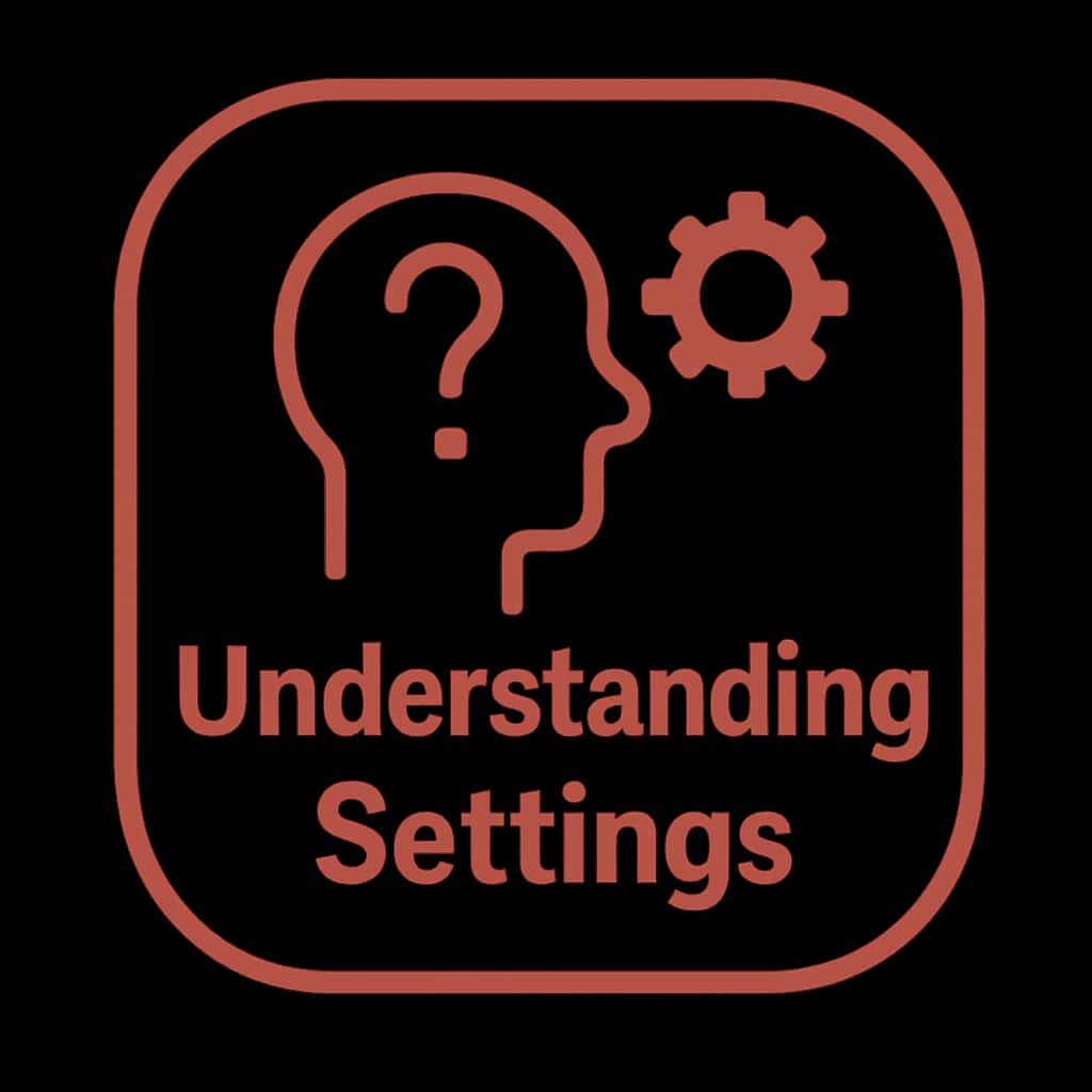 A professional badge representing Ok Bin settings.